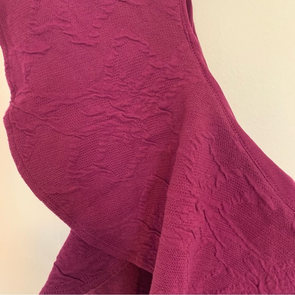 NWT Lilly Pulitzer Bordeaux One Shoulder Ruffle Sleeve Mini Dress Size 4 - Picture 2 of 10